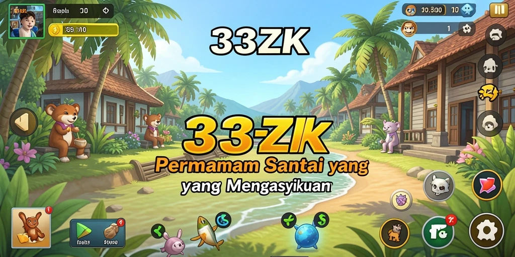 Tangkapan layar menunjukkan gameplay santai dan menyenangkan dari 33ZK.