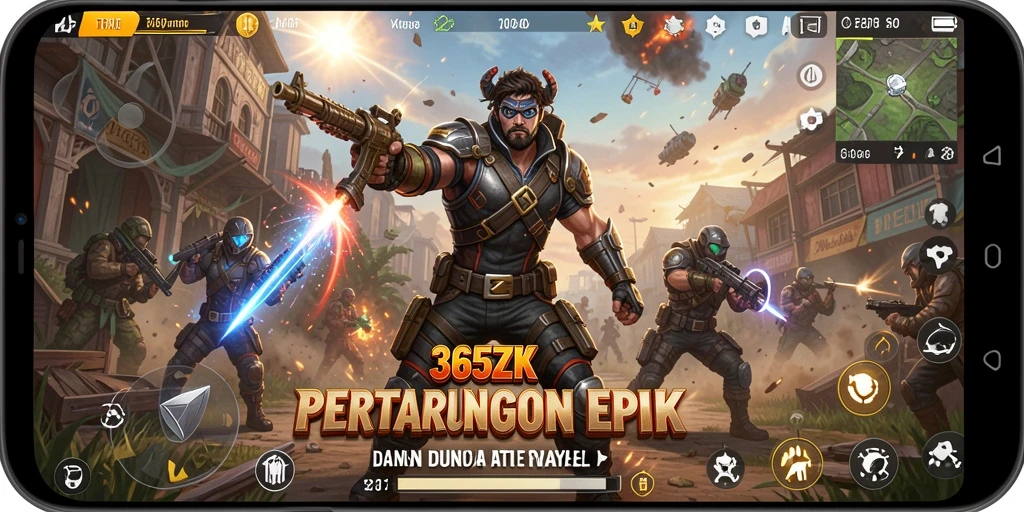 Tangkapan layar dari gameplay intens di 365ZK.