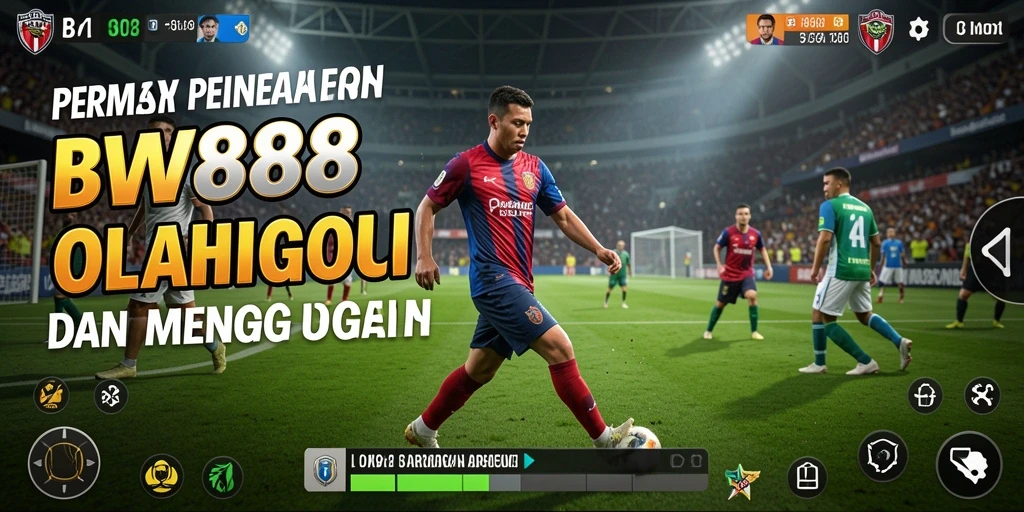 Tampilan gameplay seru dalam permainan olahraga BW888.