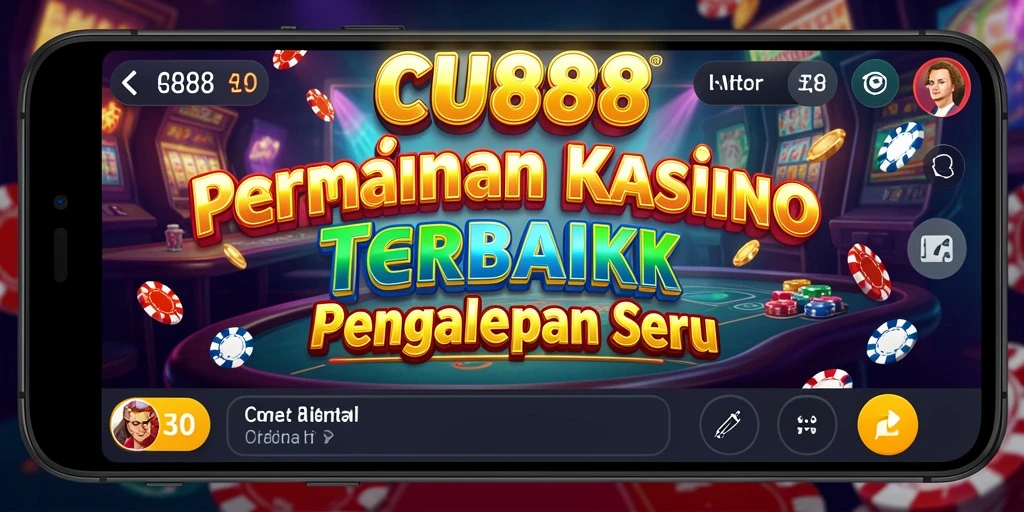 Tampilan gameplay Kasino yang mendebarkan di aplikasi CU888.