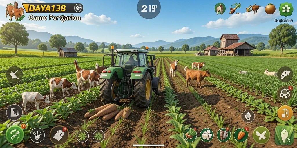 Menampilkan gameplay menarik dari <strong>DAYA138</strong> yang berfokus pada pertanian.