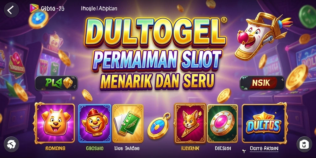 Gameplay mendebarkan DULTOGEL menampilkan pengalaman Slot penuh warna.