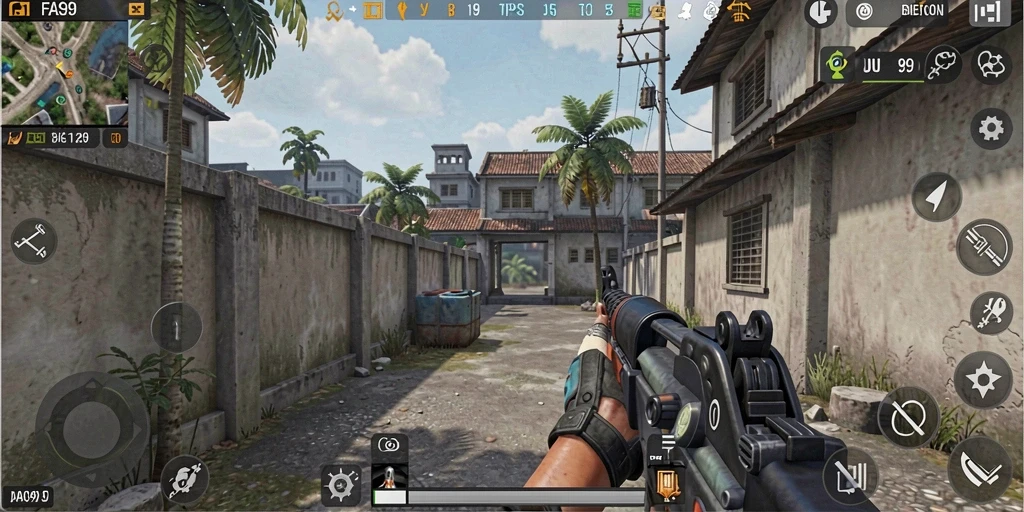 Tampilan gameplay seru dan menantang dari FA99.