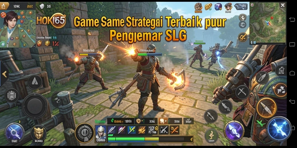 Tampilan gameplay menarik dari HOKI65 dengan aksi pertempuran strategis.