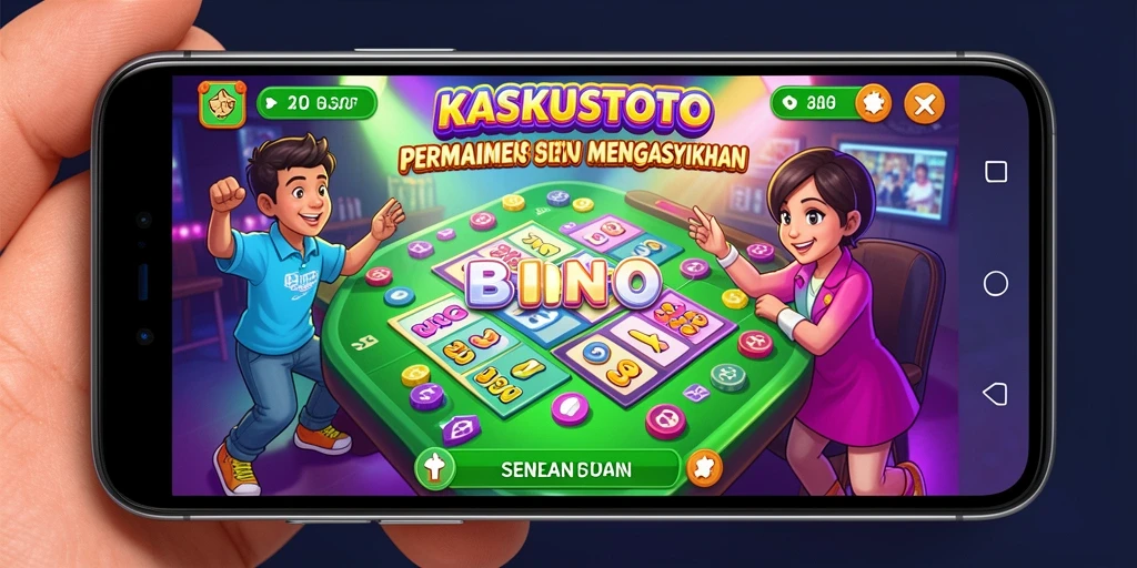 Tampilan gameplay seru KASKUSTOTO saat bermain Bingo.