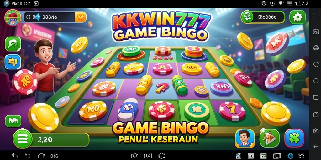 Tampilan gameplay menarik dari KKWIN777 dengan suasana Bingo yang seru.