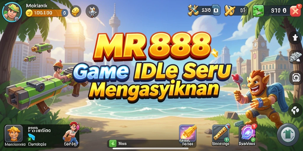 Tampilan gameplay Idle yang menarik dan interaktif di MR888.