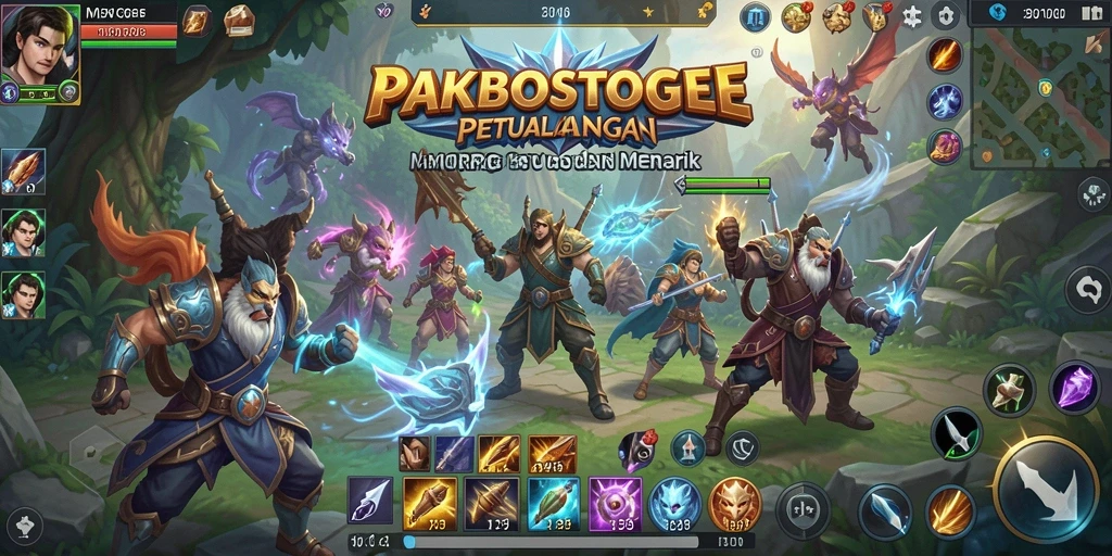 Tampilan gameplay menarik dari PAKBOSTOGEL yang penuh petualangan.