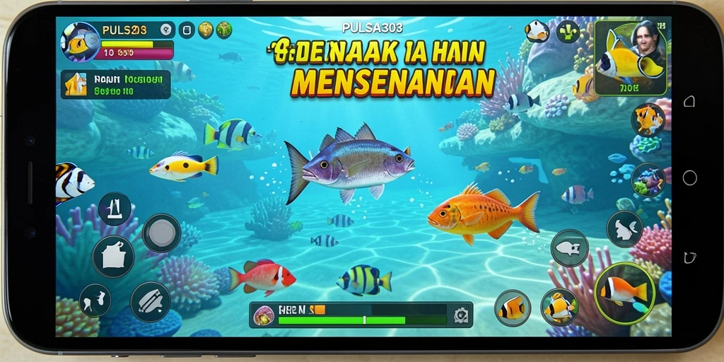 Tampilan gameplay PULSA303 yang seru dan menarik dalam menembak ikan.