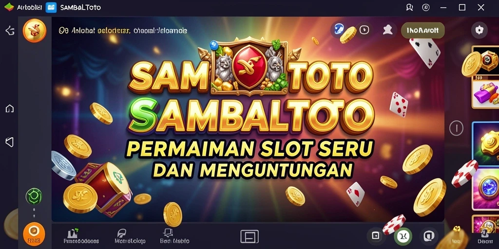 Tampilan gameplay menarik di SAMBALTOTO dengan beragam tema slot.