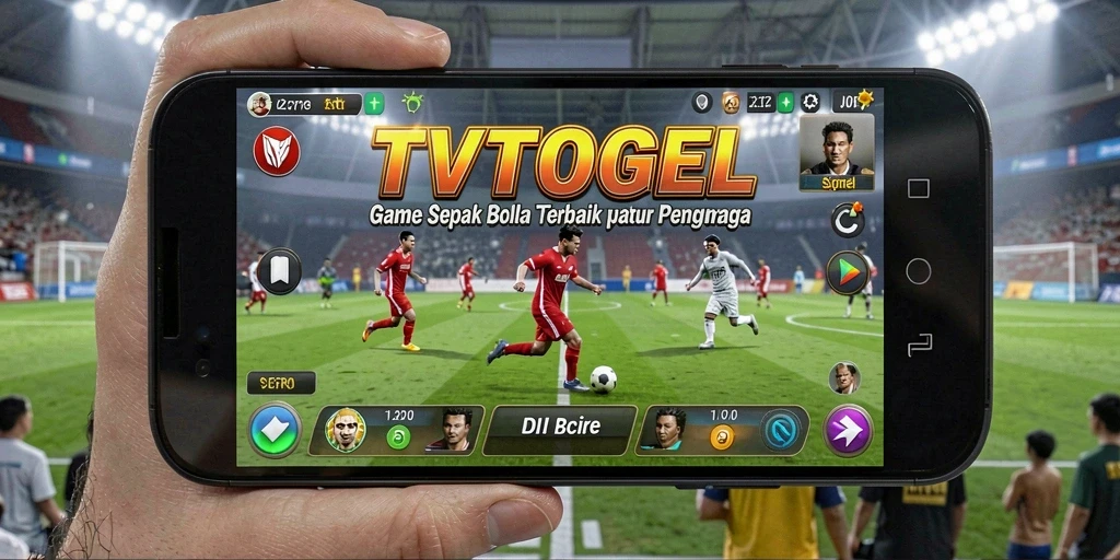 Tampilan gameplay menarik dalam <strong>TVTOGEL</strong>, menampilkan aksi sepak bola yang mendebarkan.