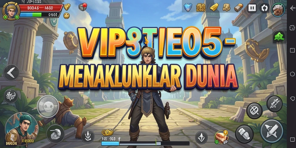 Tampilan gameplay epik dalam game strategi VIP805.